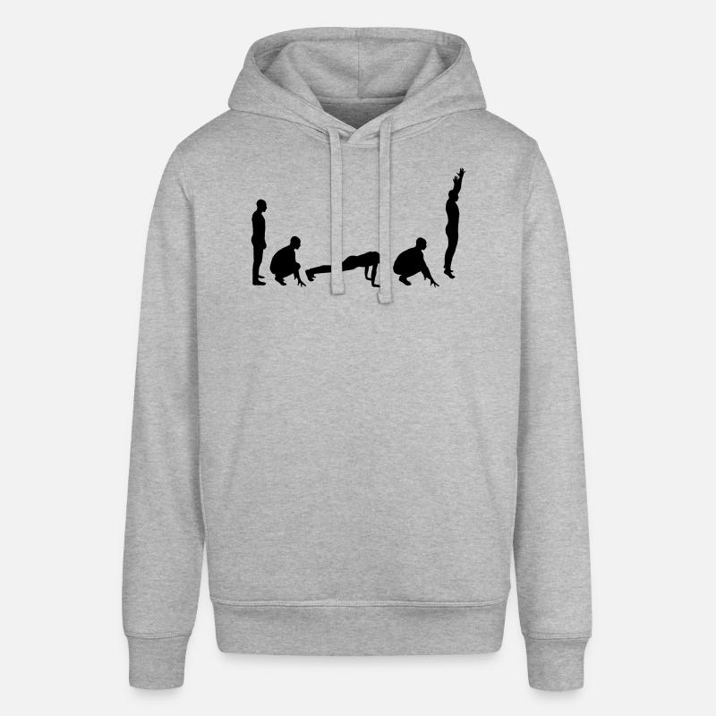 Evolution - Burpee - Stanley/Stella Unisex Hoodie SOUNDER - Grau meliert
