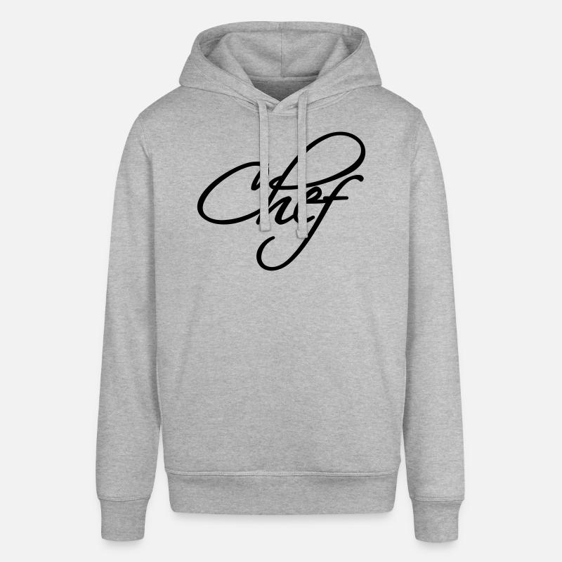 Texte chef Logo - Sweat à capuche SOUNDER Stanley/Stella Unisexe - gris chiné