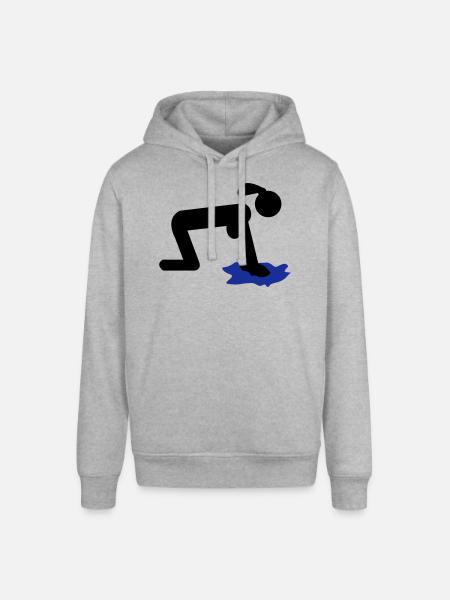 putzen putzfrau - Stanley/Stella Unisex Hoodie SOUNDER - Grau meliert