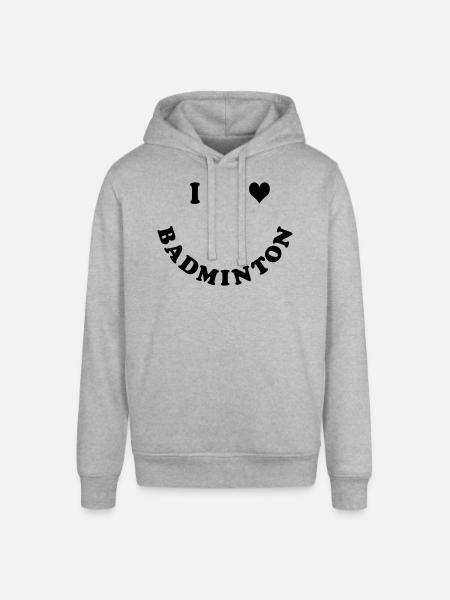 badminton - Stanley/Stella SOUNDER Unisex Hoodie - heather grey