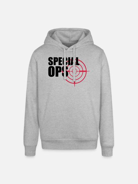 Special Ops Fadenkreuz - Stanley/Stella Unisex Hoodie SOUNDER - Grau meliert