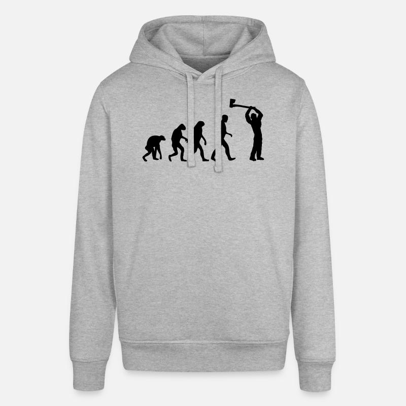 lumberjack evolution fun - Sweat à capuche SOUNDER Stanley/Stella Unisexe - gris chiné