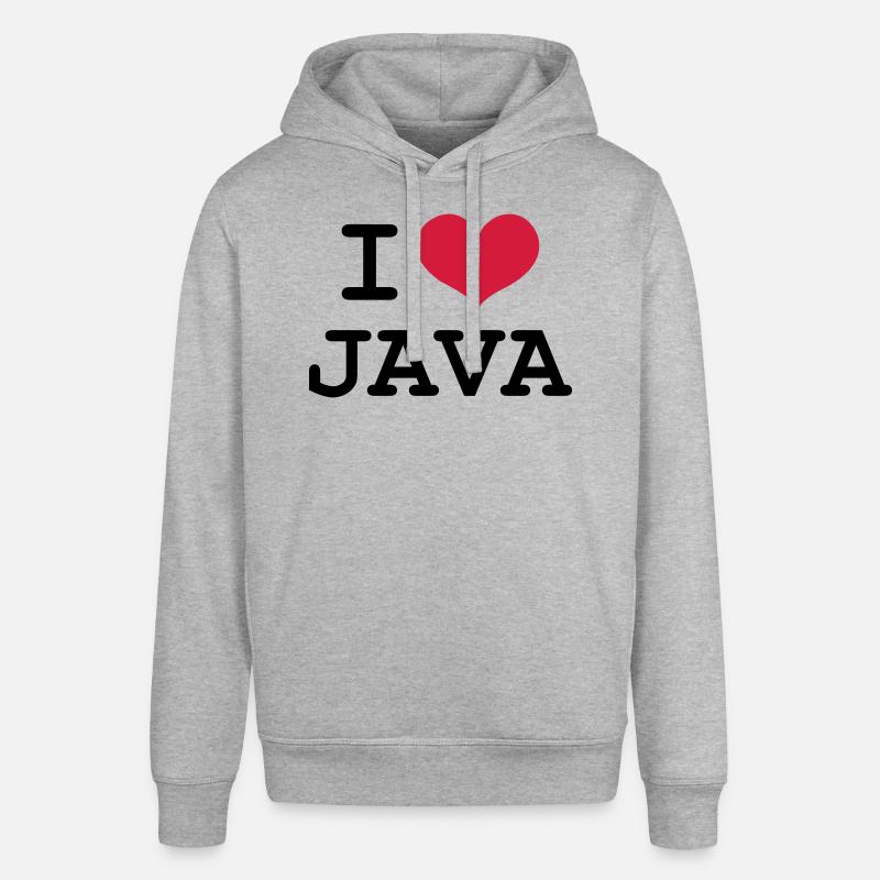 I Love Java - Sweat à capuche SOUNDER Stanley/Stella Unisexe - gris chiné