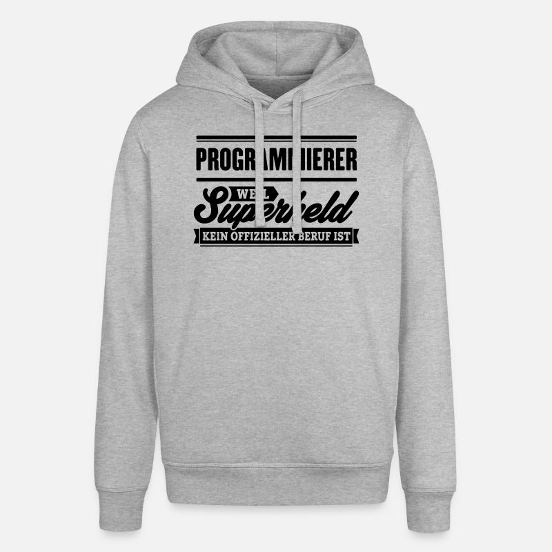 Superheld Programmierer - Stanley/Stella Unisex Hoodie SOUNDER - Grau meliert