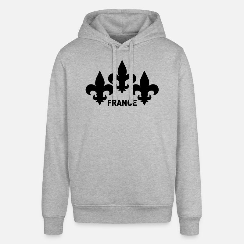 Fleurs de Lys - Sweat à capuche SOUNDER Stanley/Stella Unisexe - gris chiné