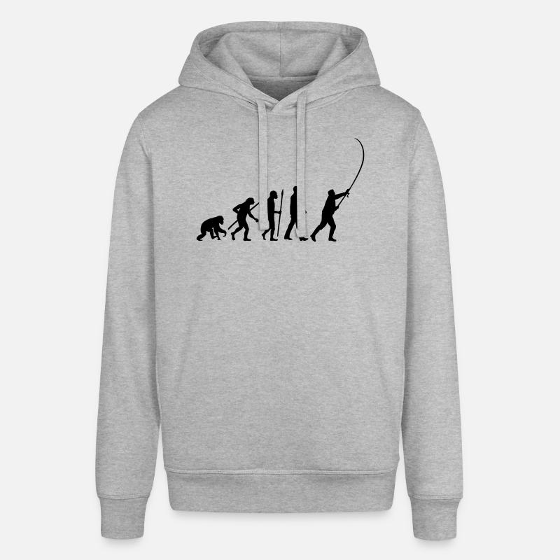 evolution_angler_042013_a_1c - Sweat à capuche SOUNDER Stanley/Stella Unisexe - gris chiné