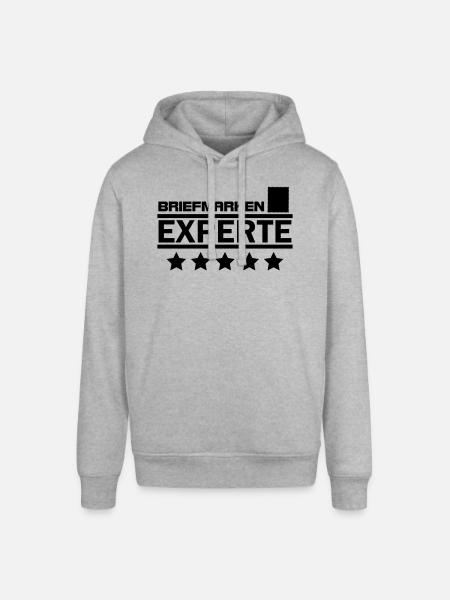 briefmarken experte - Stanley/Stella Unisex Hoodie SOUNDER - Grau meliert