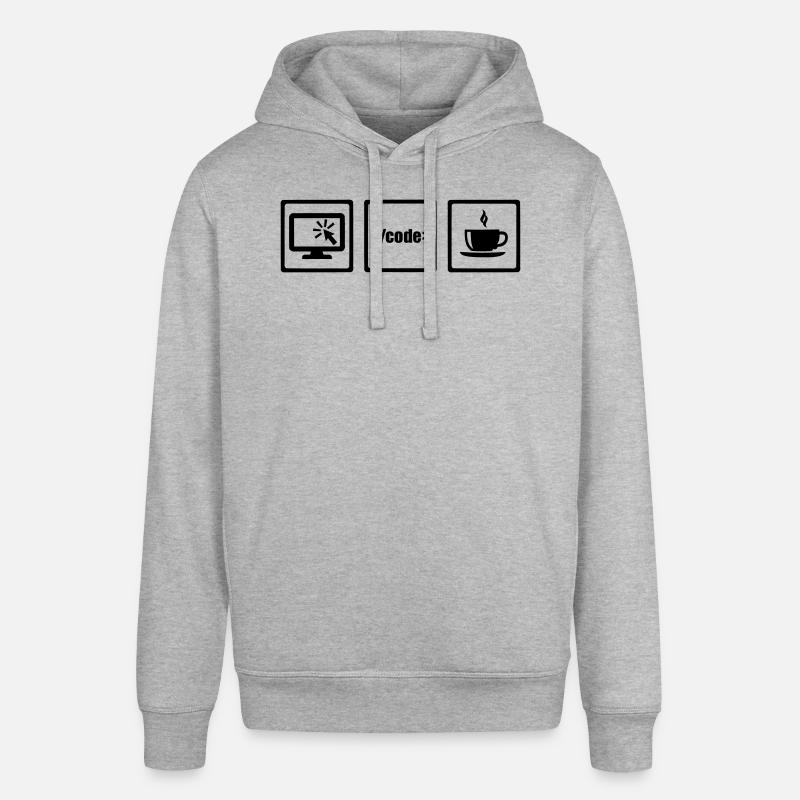 Programmierer - Stanley/Stella Unisex Hoodie SOUNDER - Grau meliert