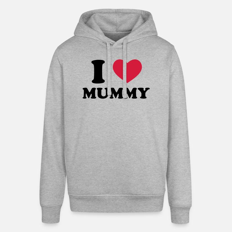 I Love Mummy - Sweat à capuche SOUNDER Stanley/Stella Unisexe - gris chiné
