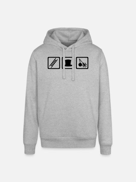 Schornsteinfeger - Stanley/Stella Unisex Hoodie SOUNDER - Grau meliert