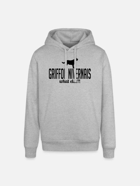 GRIFFON NIVERNAIS what else - Stanley/Stella SOUNDER Unisex Hoodie - heather grey
