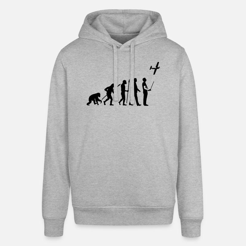 evolution_modellflieger_b_1c - Sweat à capuche SOUNDER Stanley/Stella Unisexe - gris chiné