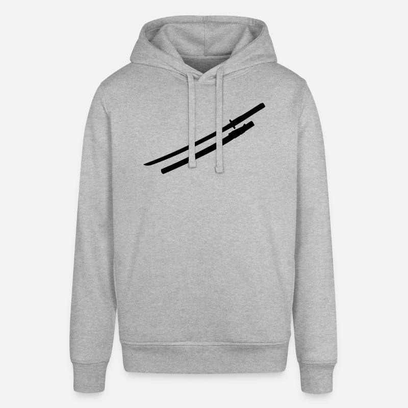 Samurai épée - Sweat à capuche SOUNDER Stanley/Stella Unisexe - gris chiné