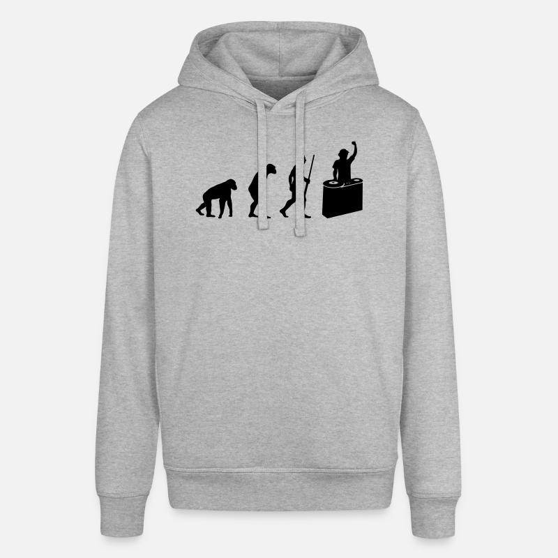 L'évolution DJ - Sweat à capuche SOUNDER Stanley/Stella Unisexe - gris chiné