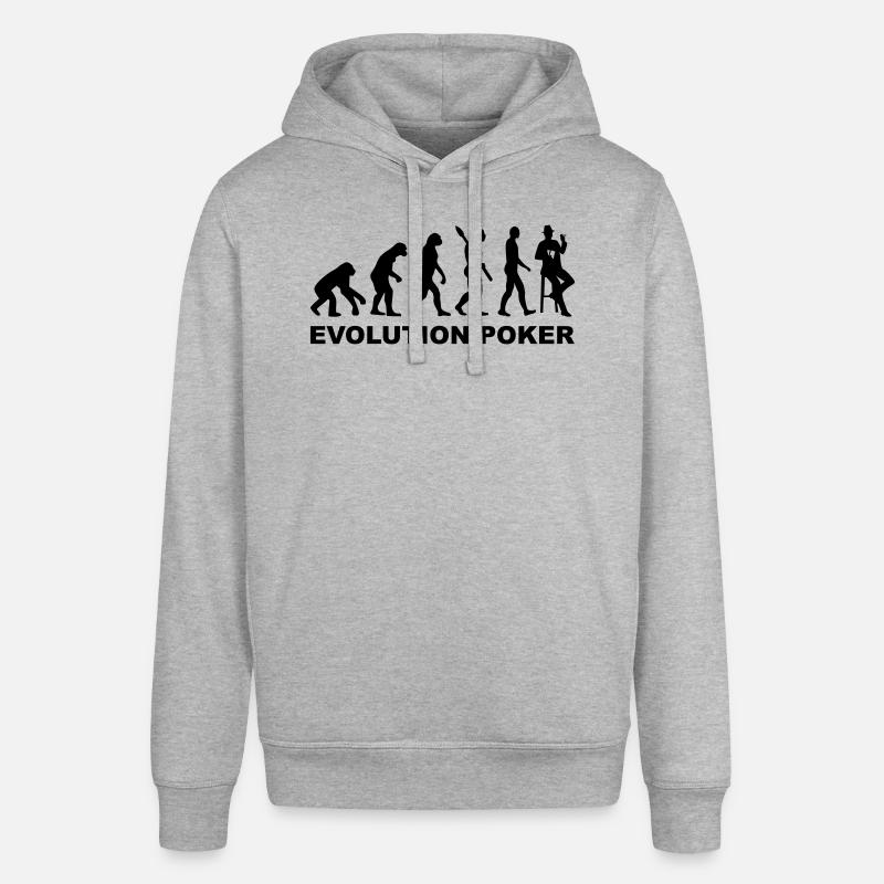 Evolution Poker - Sweat à capuche SOUNDER Stanley/Stella Unisexe - gris chiné