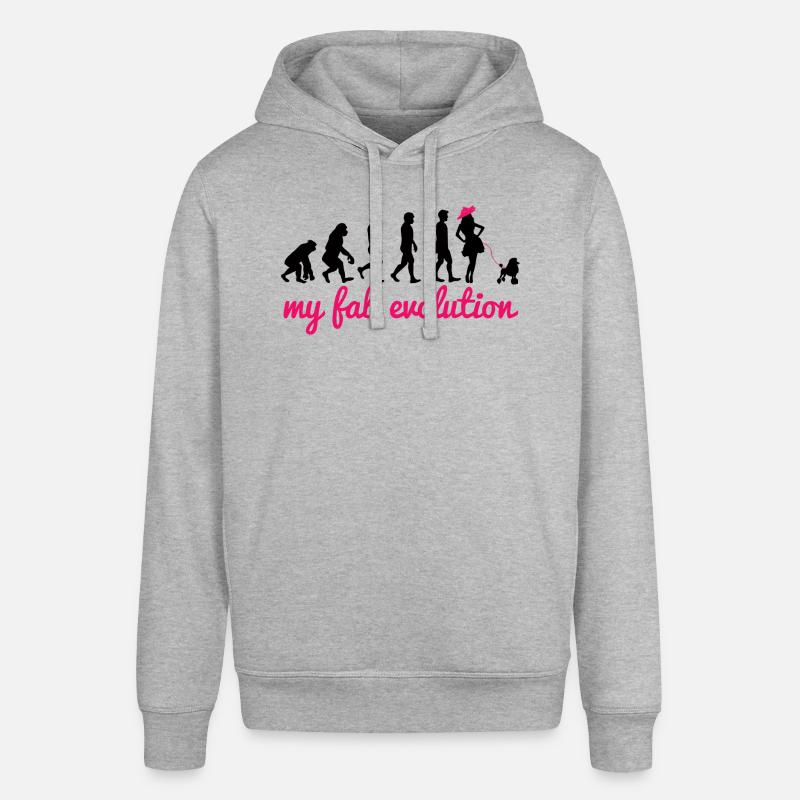 Chien / Caniche: My Fab Evolution - Sweat à capuche SOUNDER Stanley/Stella Unisexe - gris chiné
