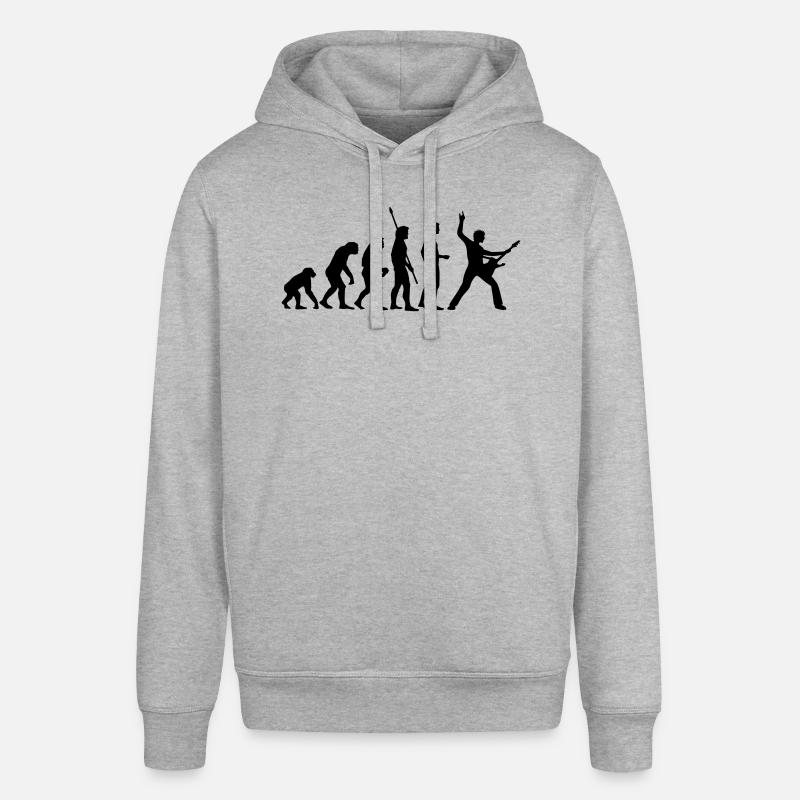 evolution_rocks_b_1c - Sweat à capuche SOUNDER Stanley/Stella Unisexe - gris chiné