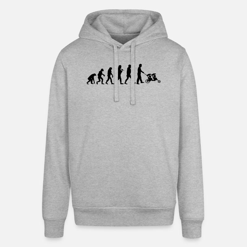 evolution daddy jumeaux - Sweat à capuche SOUNDER Stanley/Stella Unisexe - gris chiné