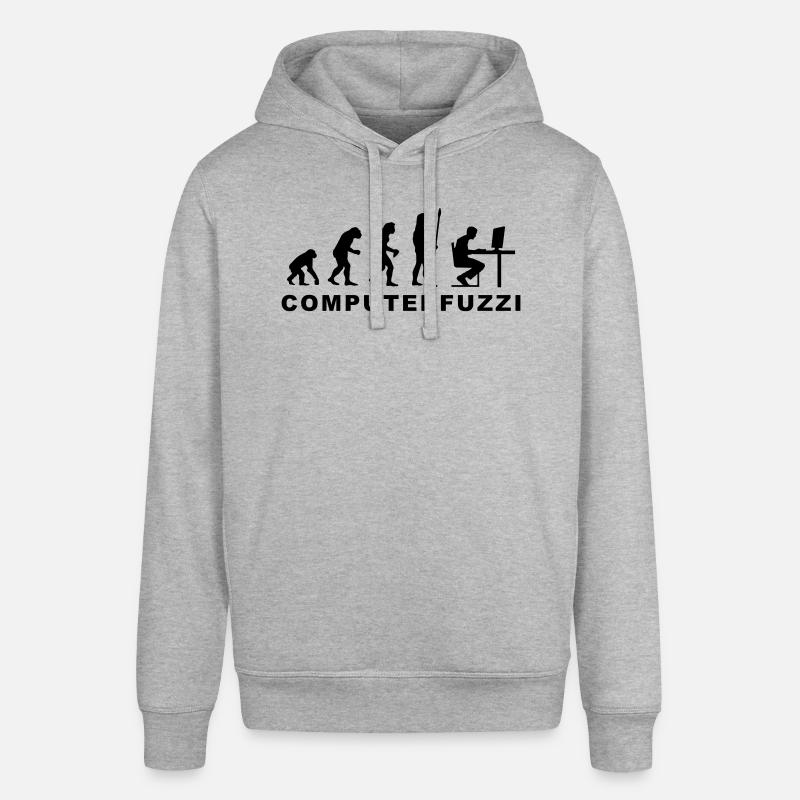 evolution_computerfuzzi - Stanley/Stella Unisex Hoodie SOUNDER - Grau meliert