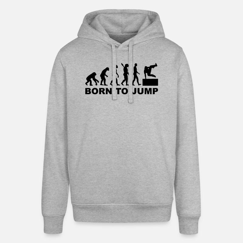 Evolution Parcouring - Sweat à capuche SOUNDER Stanley/Stella Unisexe - gris chiné