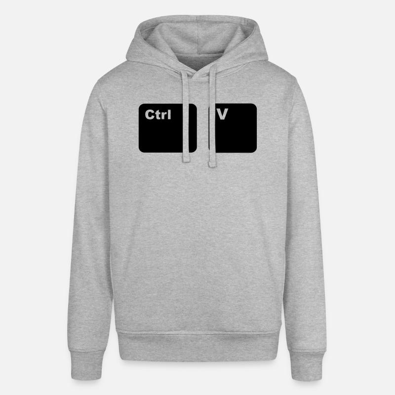 Ctrl + V Copy and Paste - Stanley/Stella Unisex Hoodie SOUNDER - Grau meliert