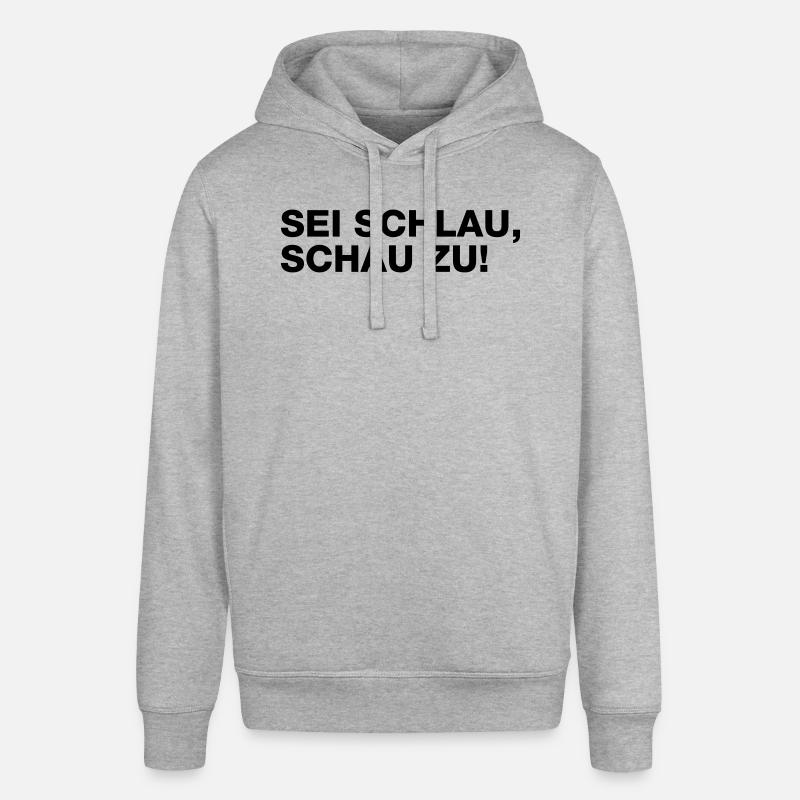 Soyez malin, pour montrer - Sweat à capuche SOUNDER Stanley/Stella Unisexe - gris chiné