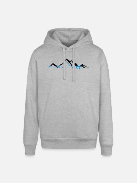 berge_002 - Stanley/Stella SOUNDER Unisex Hoodie - heather grey