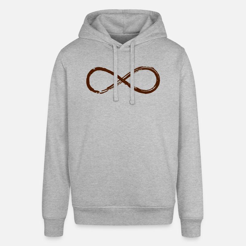 Lemniscate, Symbol Infinity, Mathematics, Loop - Sweat à capuche SOUNDER Stanley/Stella Unisexe - gris chiné