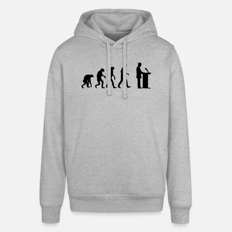 redner evolution - Stanley/Stella Unisex Hoodie SOUNDER - Grau meliert