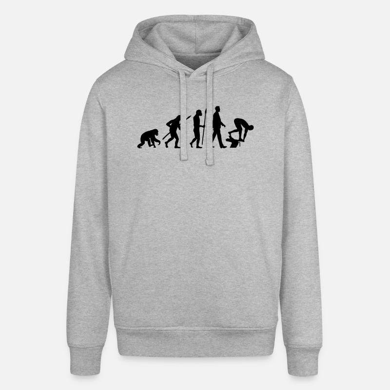 evolution_schwimmer_102012_a_1c - Sweat à capuche SOUNDER Stanley/Stella Unisexe - gris chiné