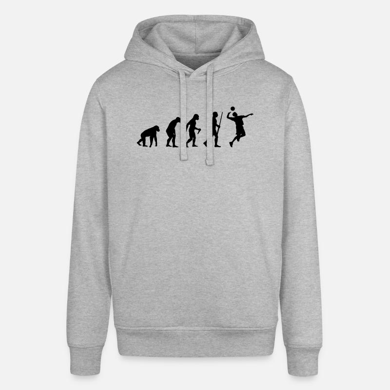 Volleyballer Evolution - Sweat à capuche SOUNDER Stanley/Stella Unisexe - gris chiné