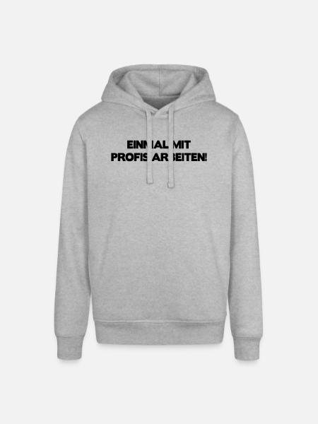 Einmal mit Profis arbeiten ... - Stanley/Stella Unisex Hoodie SOUNDER - Grau meliert