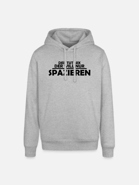 spazieren - Stanley/Stella Unisex Hoodie SOUNDER - Grau meliert