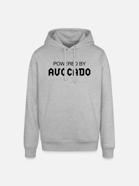 Powered By Avocado - Stanley/Stella SOUNDER Unisex Hoodie - heather grey