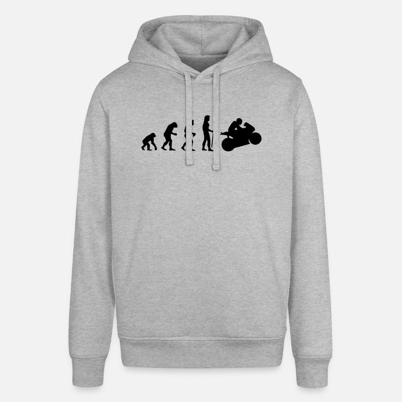 evolution_motorbike1 - Sweat à capuche SOUNDER Stanley/Stella Unisexe - gris chiné