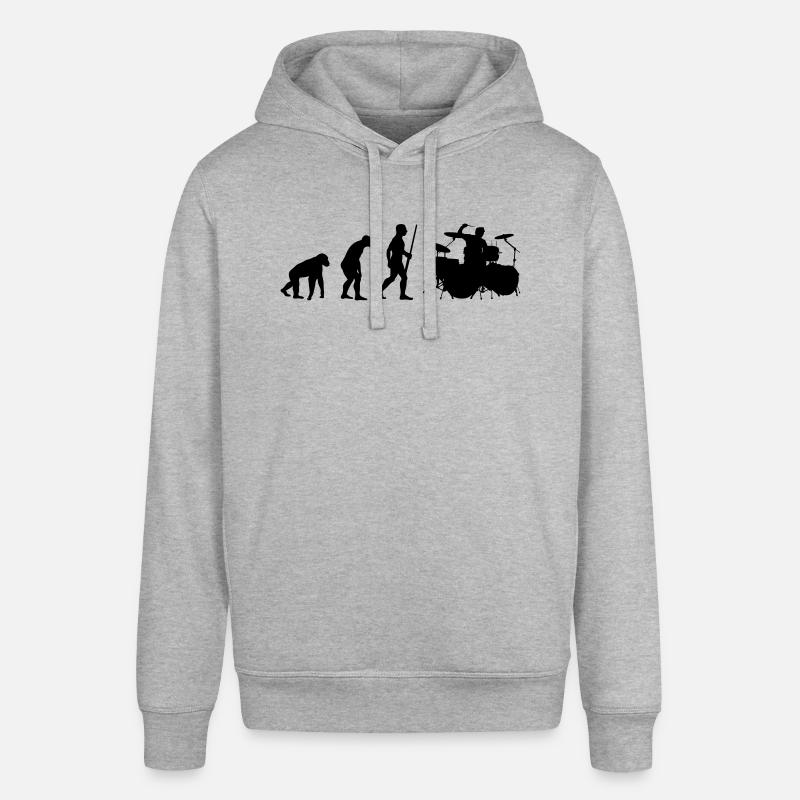 Drummer Evolution - Sweat à capuche SOUNDER Stanley/Stella Unisexe - gris chiné