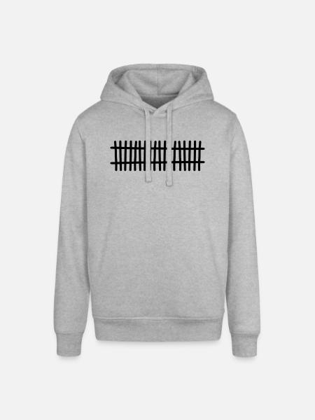 Clôture - Sweat à capuche SOUNDER Stanley/Stella Unisexe - gris chiné