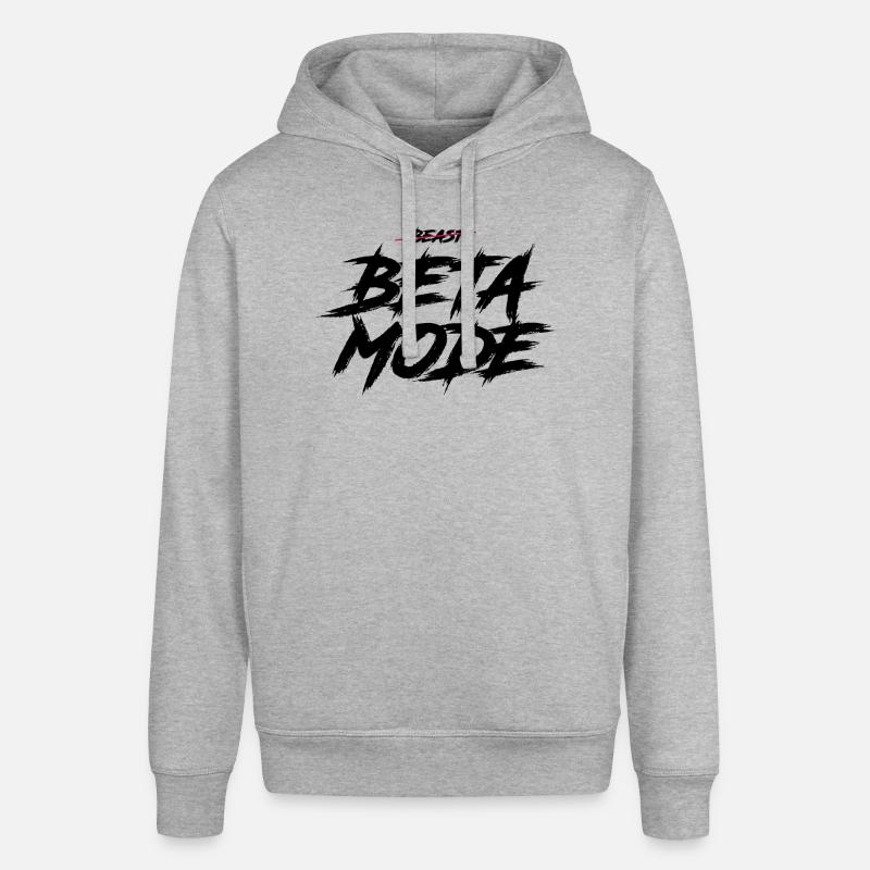 BETA-MODUS - Stanley/Stella SOUNDER økologisk unisex-hettegenser - gråmelert