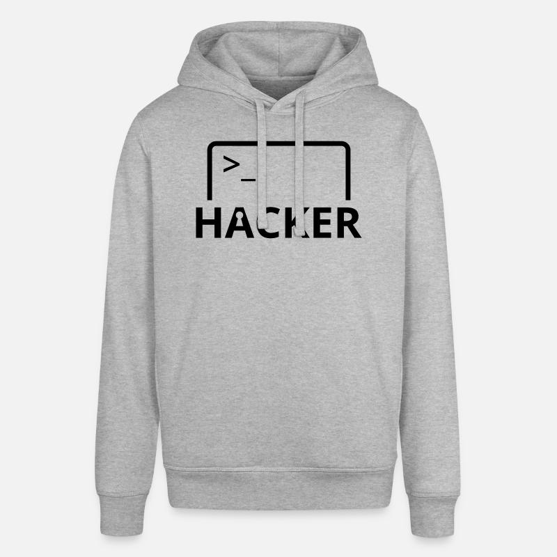 Hacker programmeur informatique - Sweat à capuche SOUNDER Stanley/Stella Unisexe - gris chiné