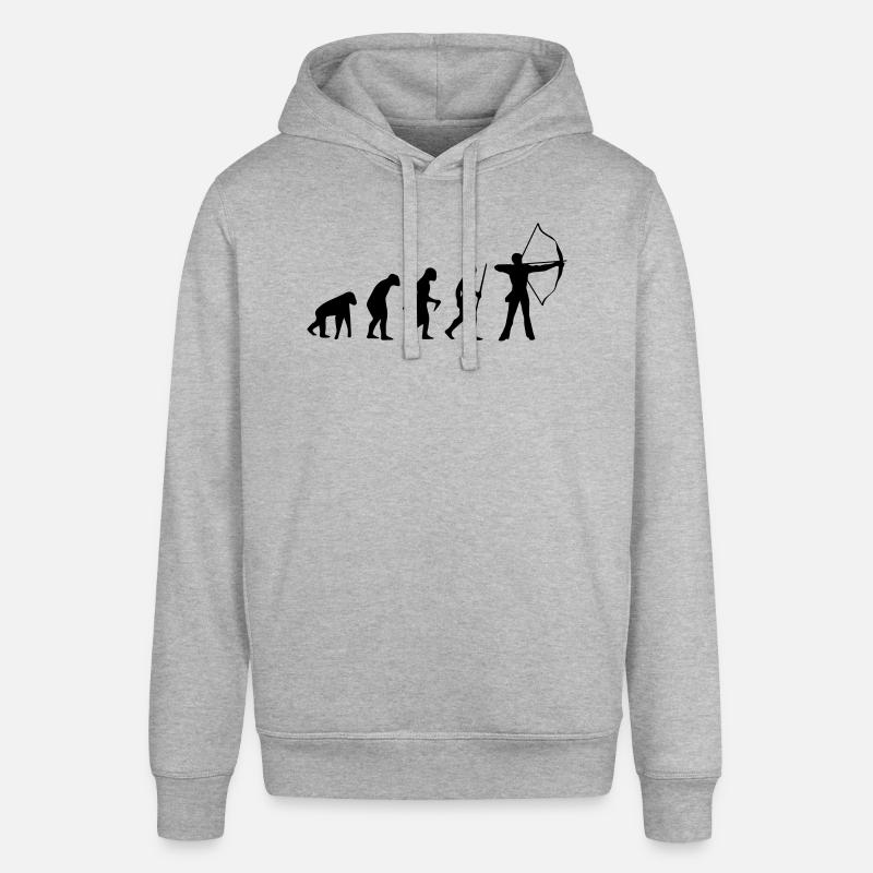 TIR À L’ARC ÉVOLUTION ! - Sweat à capuche SOUNDER Stanley/Stella Unisexe - gris chiné