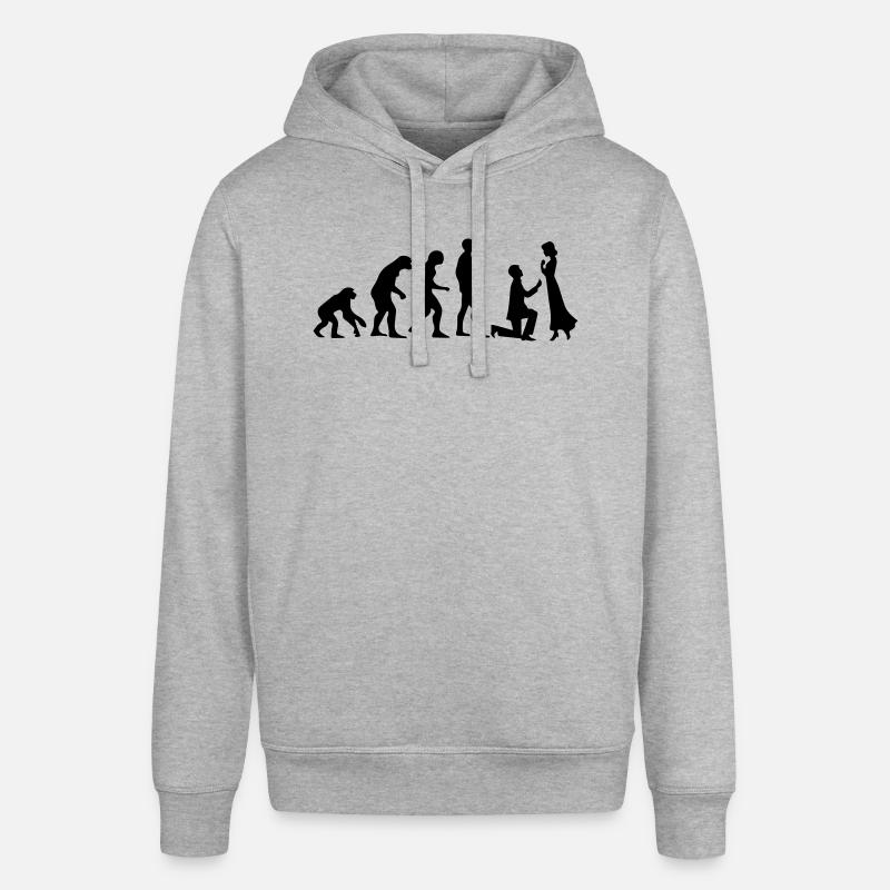 ÉVOLUTION DU MARIAGE ! - Sweat à capuche SOUNDER Stanley/Stella Unisexe - gris chiné