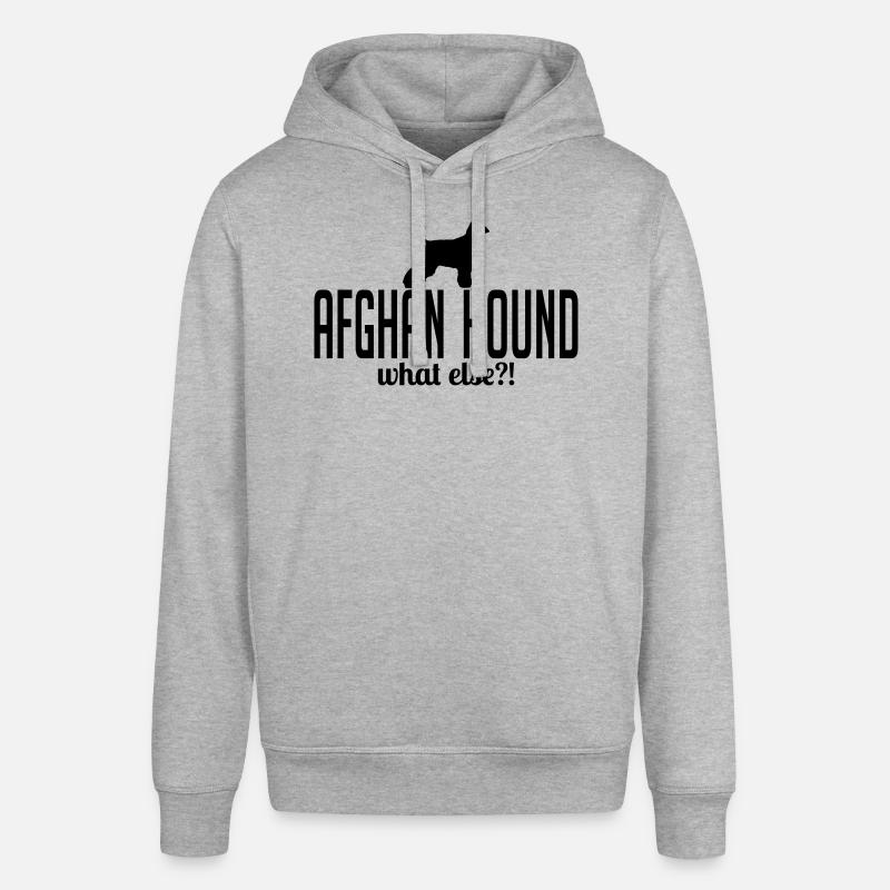 AFGHANE HOUND what else - Sweat à capuche SOUNDER Stanley/Stella Unisexe - gris chiné