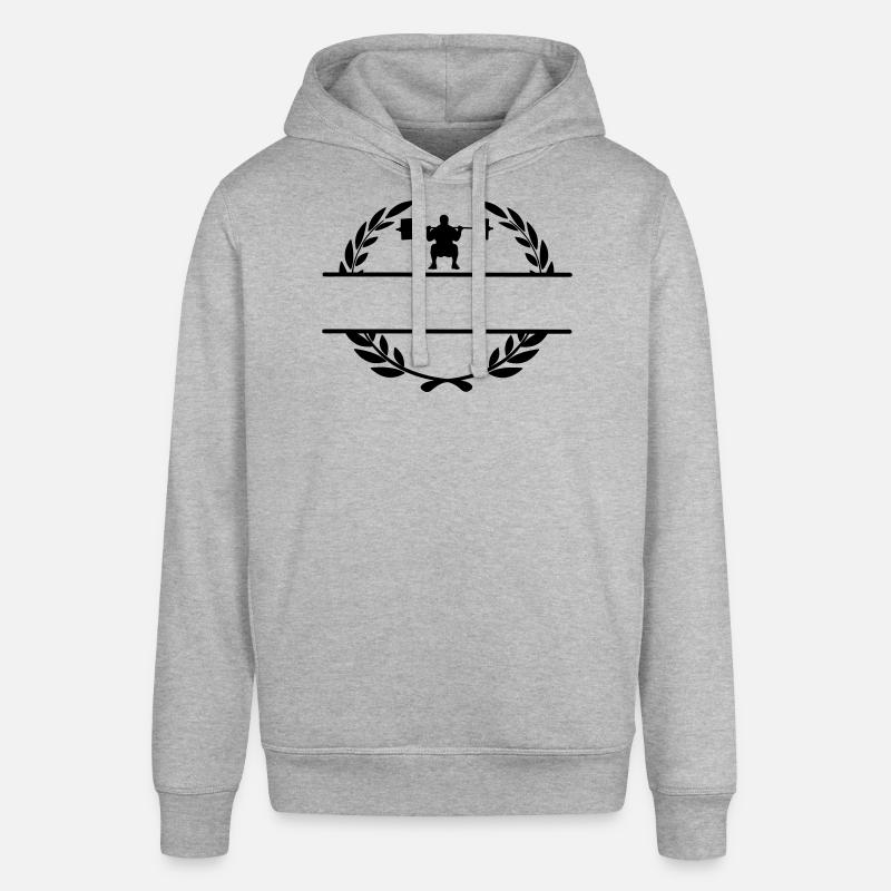 Haltérophile en couronne de laurier - Sweat à capuche SOUNDER Stanley/Stella Unisexe - gris chiné