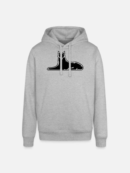 Wolf of Ichkeria 2024 - Stanley/Stella SOUNDER Unisex Hoodie - heather grey