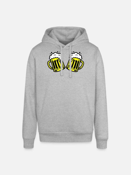 Beer Chop Cheers Comic - Sweat à capuche SOUNDER Stanley/Stella Unisexe - gris chiné