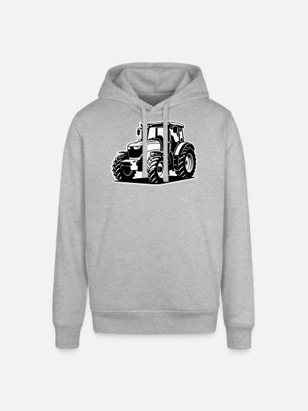 Traktor / Trecker / Schlepper (2-farbig) - Stanley/Stella Unisex Hoodie SOUNDER - Grau meliert