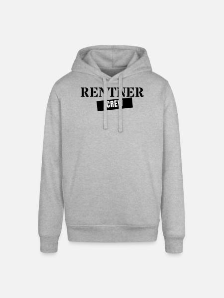 Retired Crew - Retirement Gift Team - Stanley/Stella SOUNDER Unisex Hoodie - heather grey