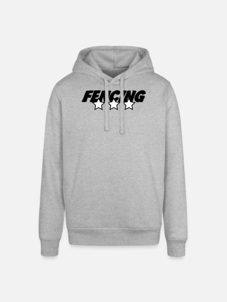 Three-star fencing: the best foil fencer - Stanley/Stella SOUNDER Unisex Hoodie - heather grey