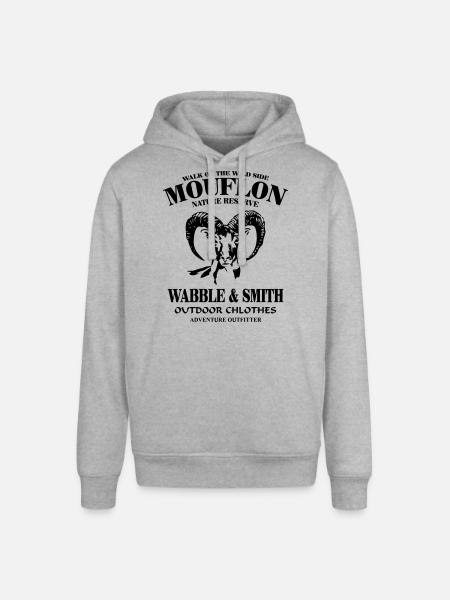 Mouflon - Stanley/Stella SOUNDER Unisex Hoodie - heather grey