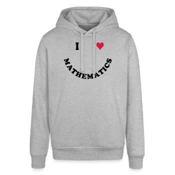 Mathematik - Stanley/Stella Unisex Hoodie SOUNDER - Grau meliert - Vorne - Alina (178cm) & Michal (187cm)